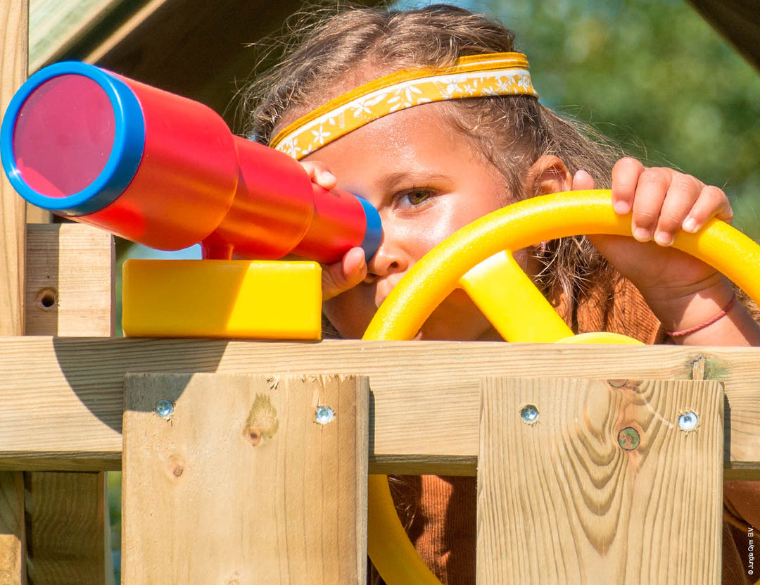 Jungle Club | Wooden climbing frame with swing